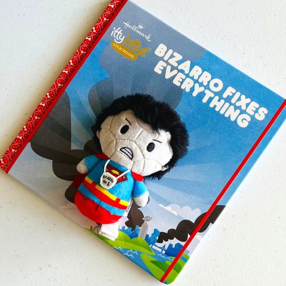 COPY - Hallmark Itty Bittys Hardcover Book with Plush Bizarro - Picture 1 of 4